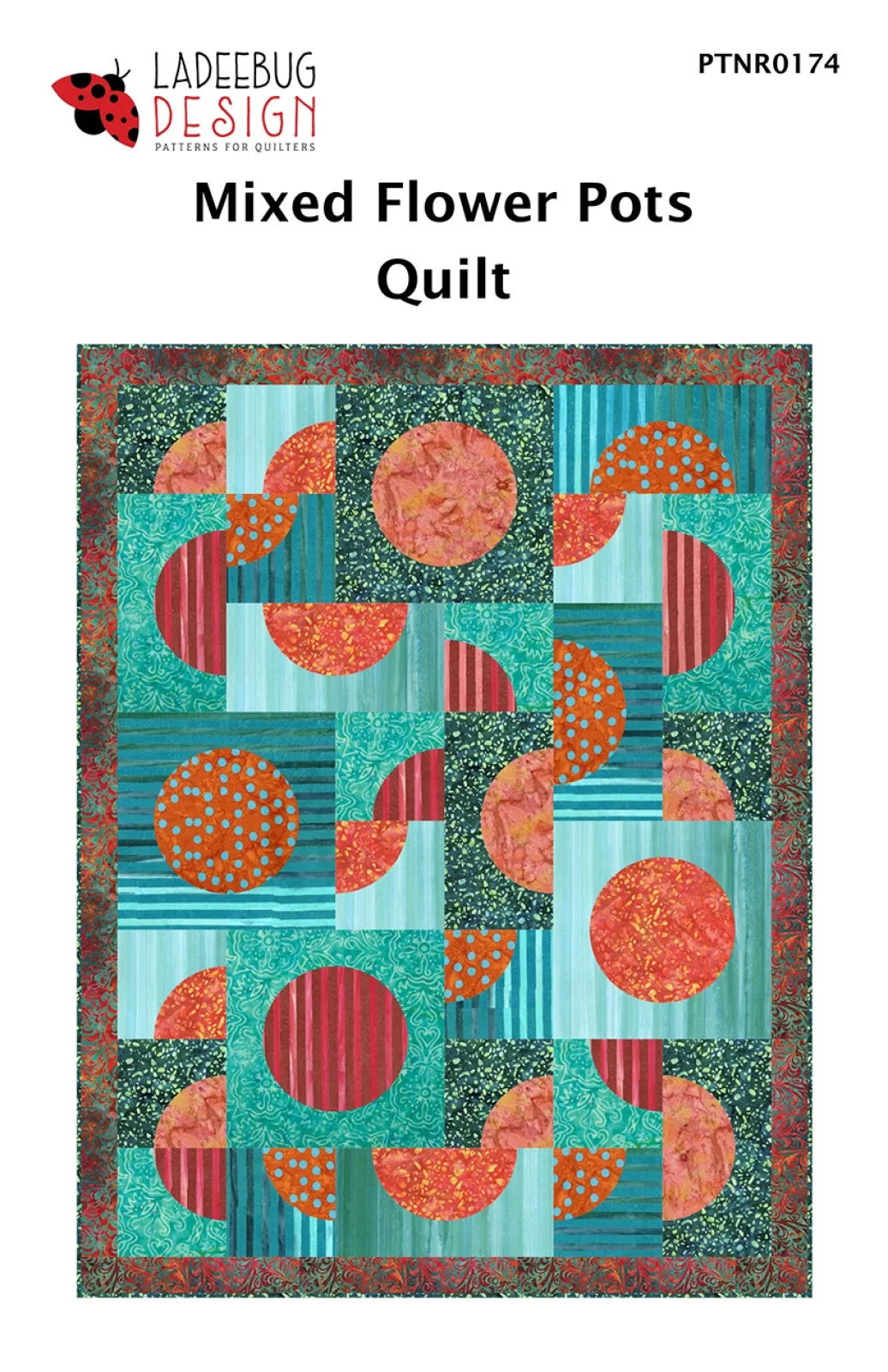 Mixed Flower Pots Quilt Pattern