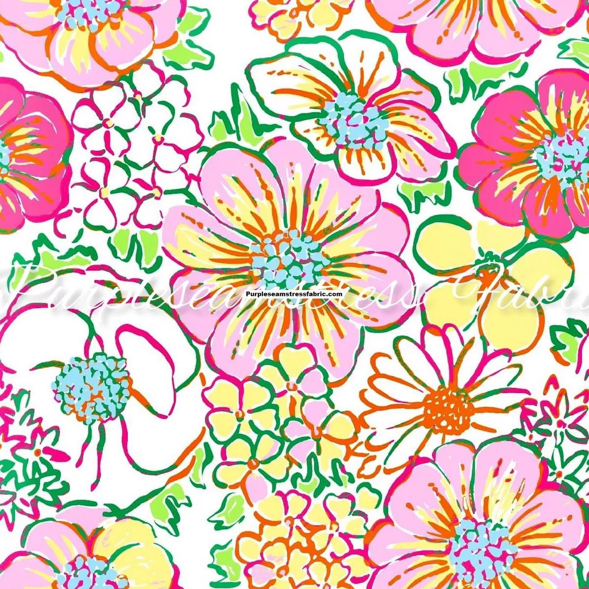 Mixed Hibiscus MedleyFabric