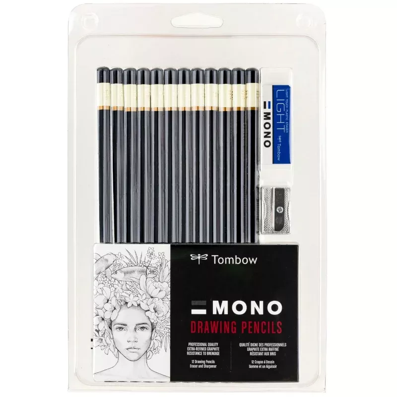 Mono Drawing Pencil Set – 12-Pack
