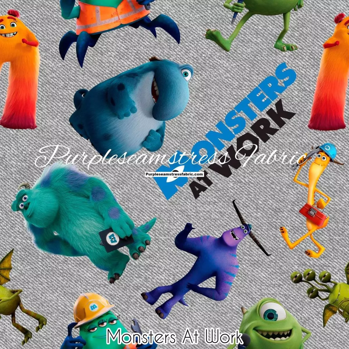 Monsters At WorkFabric