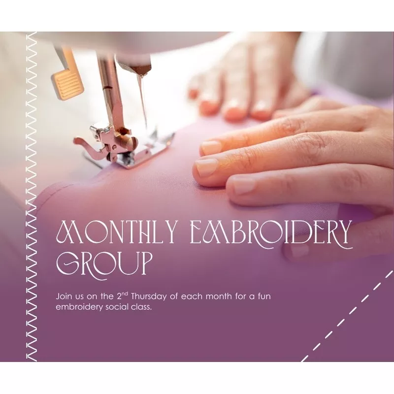 Monthly Embroidery Group – Naples December