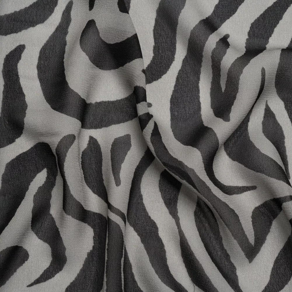 Mood Exclusive Black Nightfall in Namibia Viscose Georgette