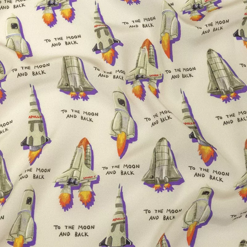 Mood Exclusive One Small Step Viscose Poplin