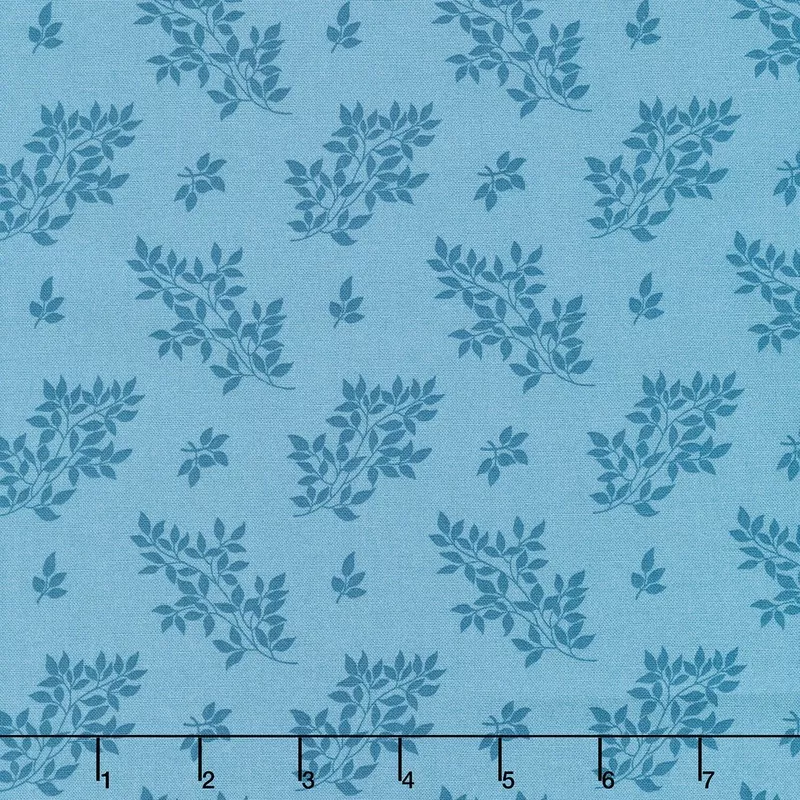 Moody Hues – Leafy Peacock Yardage