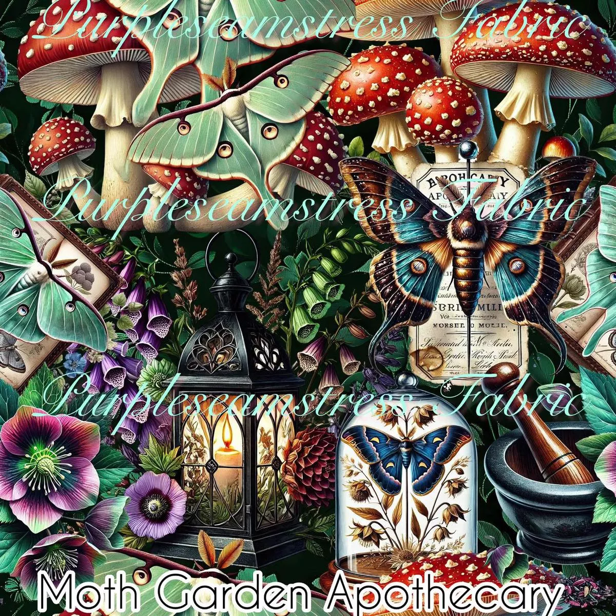 Moth Garden ApothecaryFabric