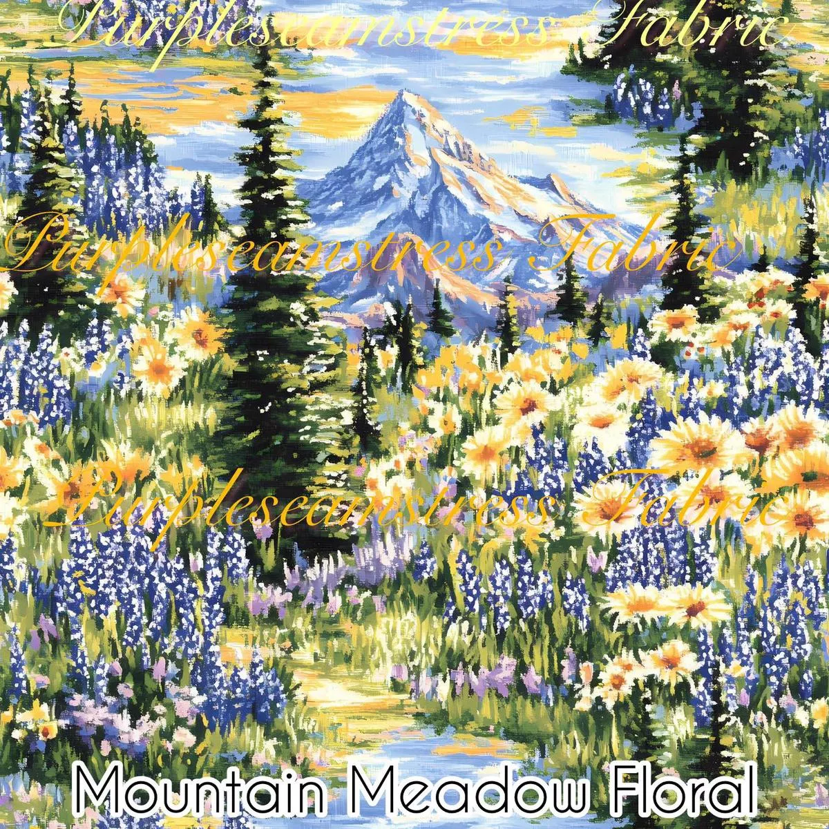 Mountain Meadow FloralFabric
