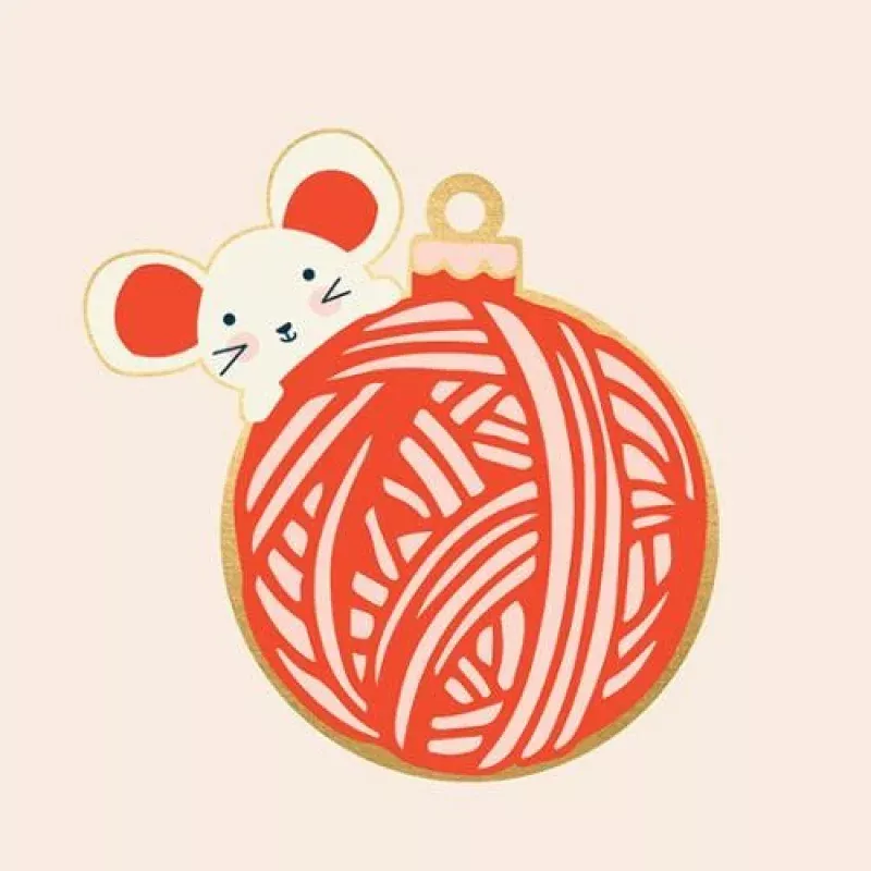 Mouse Ornament | Ruby Star Society