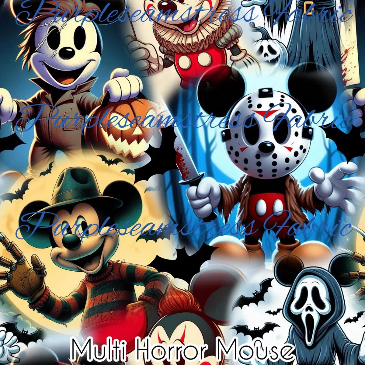 Multi Horror MouseFabric