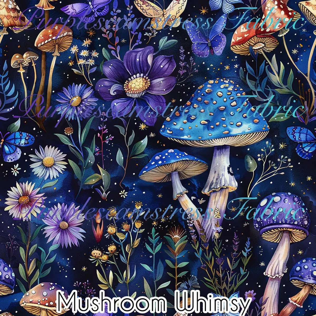 Mushroom WhimsyFabric