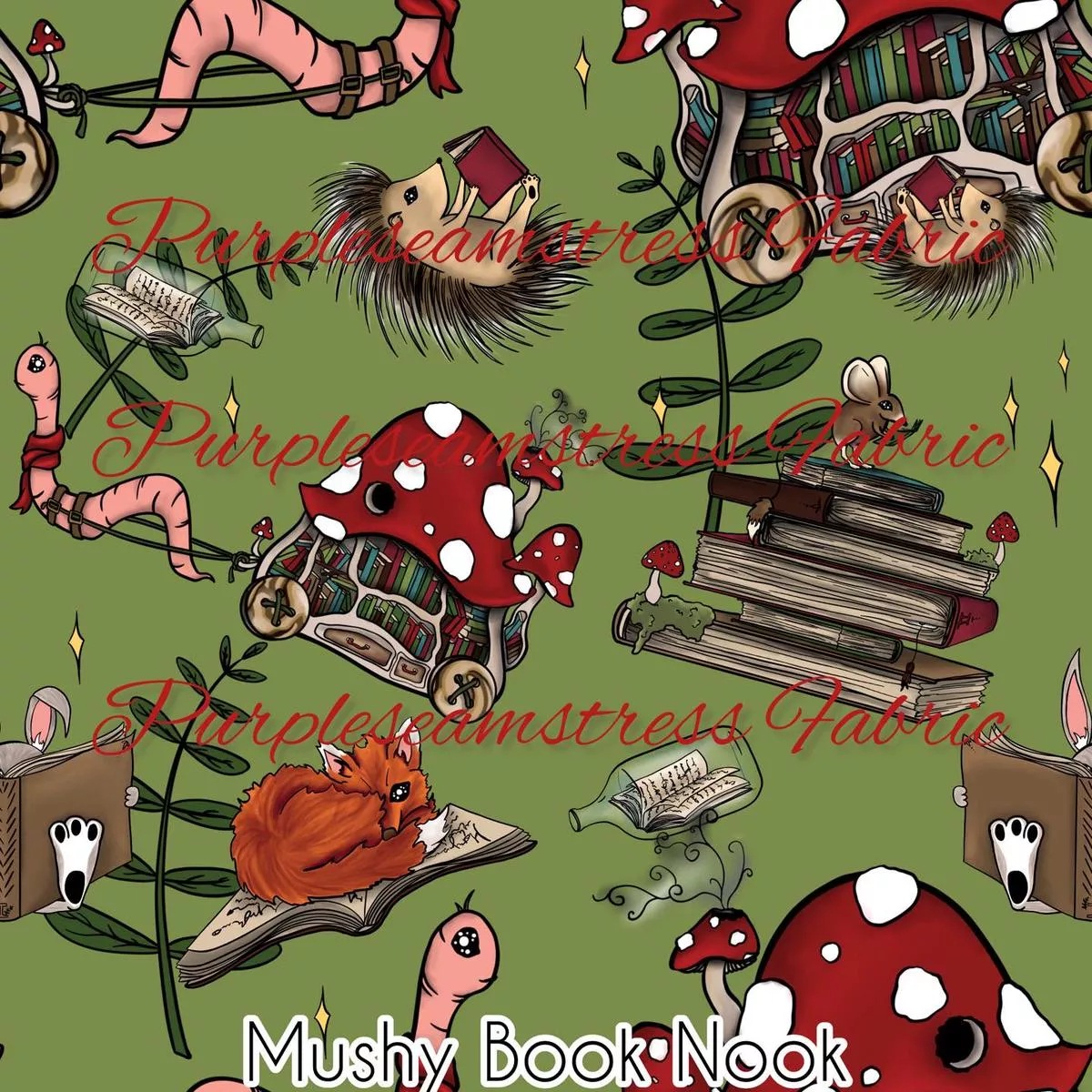 Mushy Book NookFabric