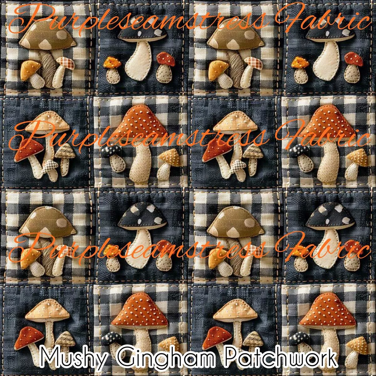 Mushy Gingham PatchworkFabric