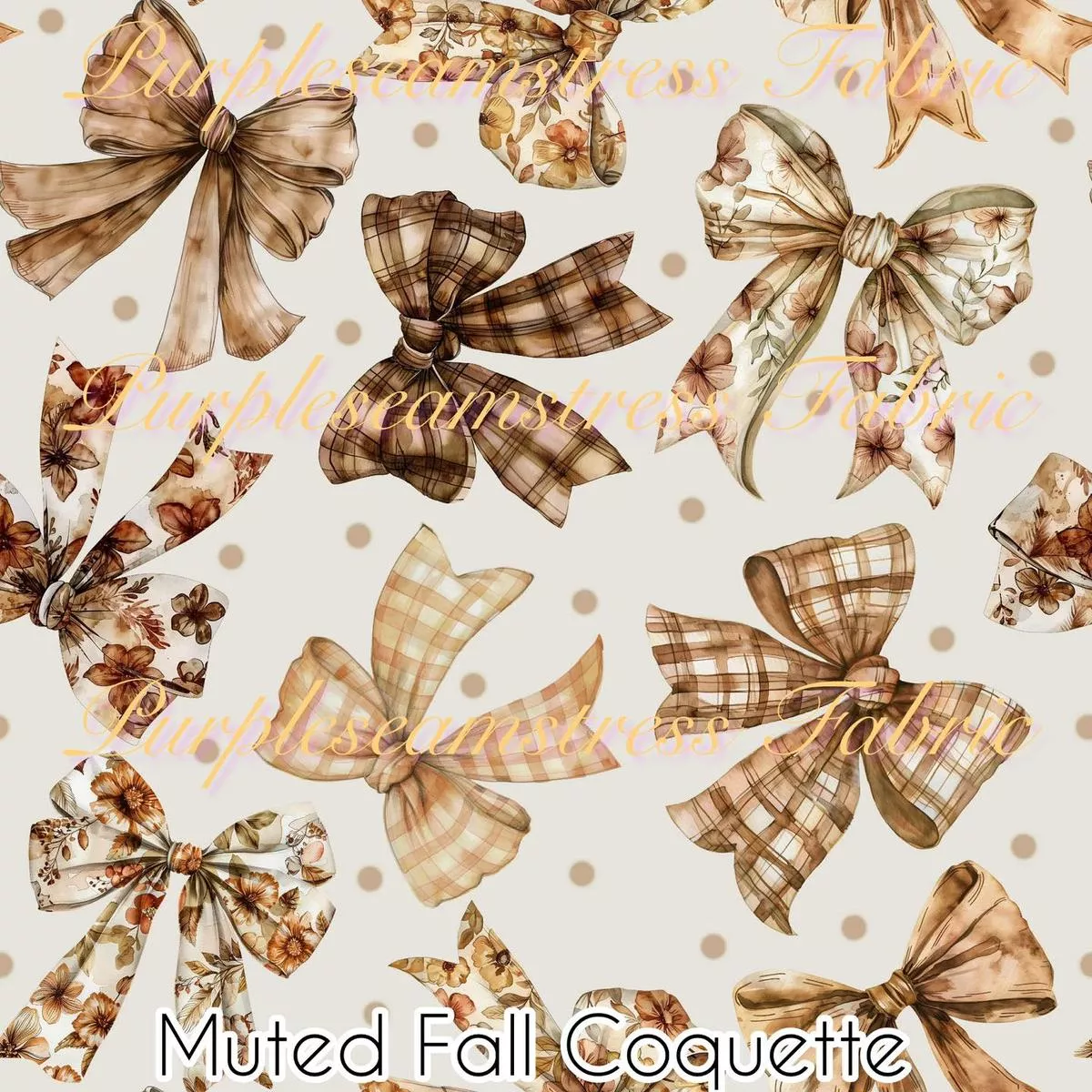 Muted Fall CoquetteFabric