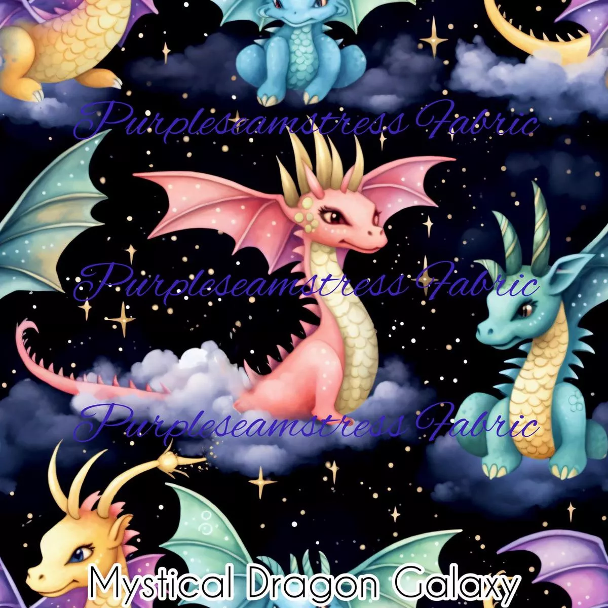 Mystical Dragon GalaxyFabric