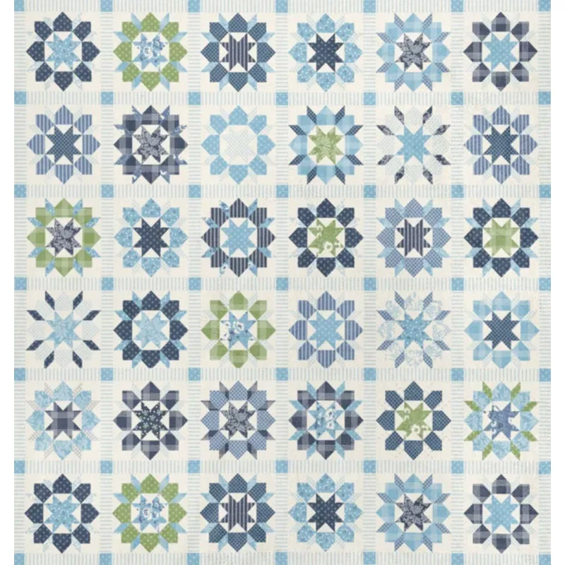 Nantucket Summer Quilt Cuddle-Moda Fabrics-BTY