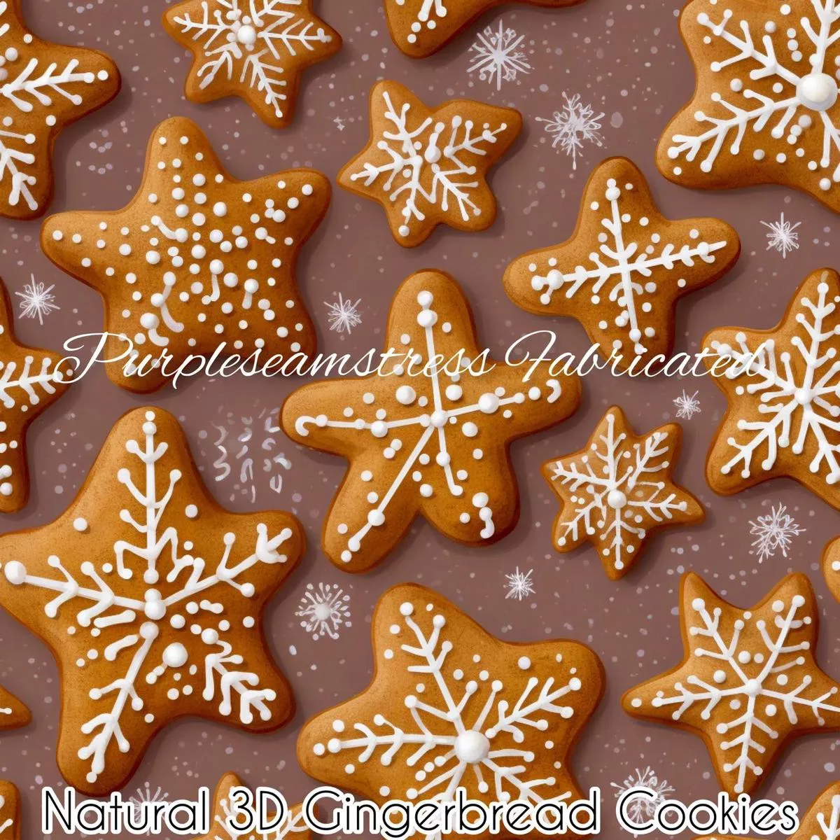 Natural 3D Gingerbread CookiesF…