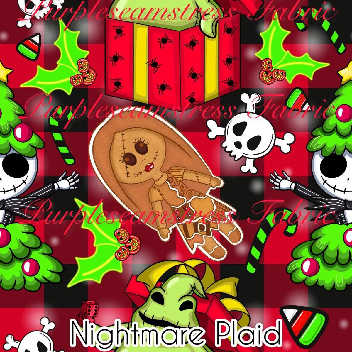 Nightmare PlaidFabric