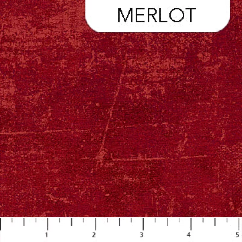 Northcott – Canvas Texture – Merlot – 1/2 YARD CUT