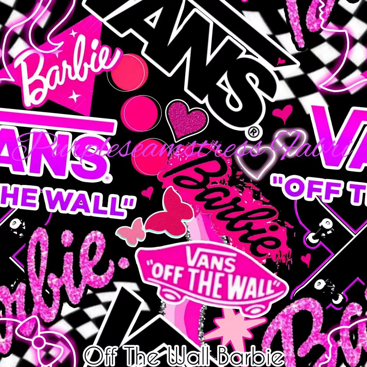 Off The Wall BarbieFabric