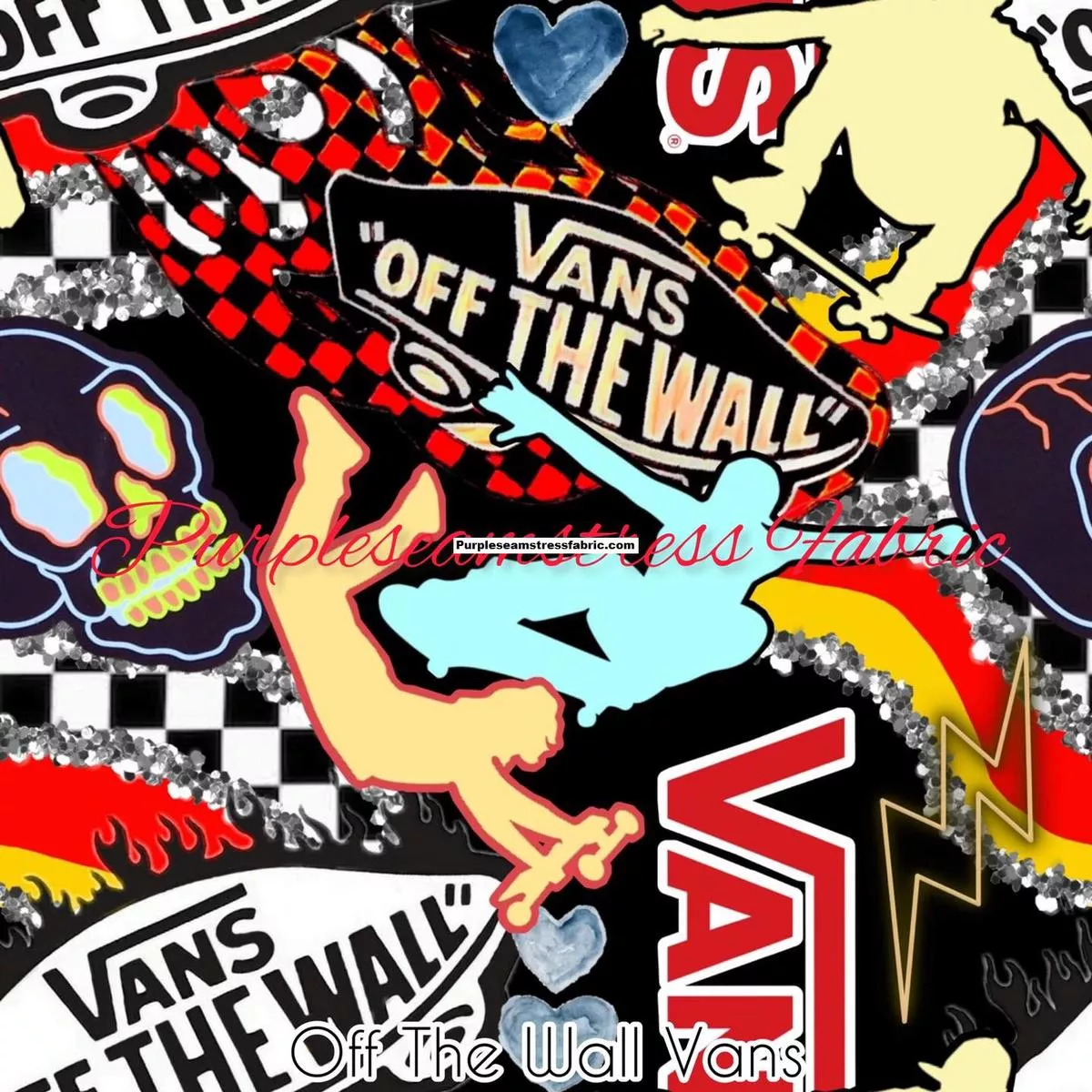 Off the Wall VansFabric
