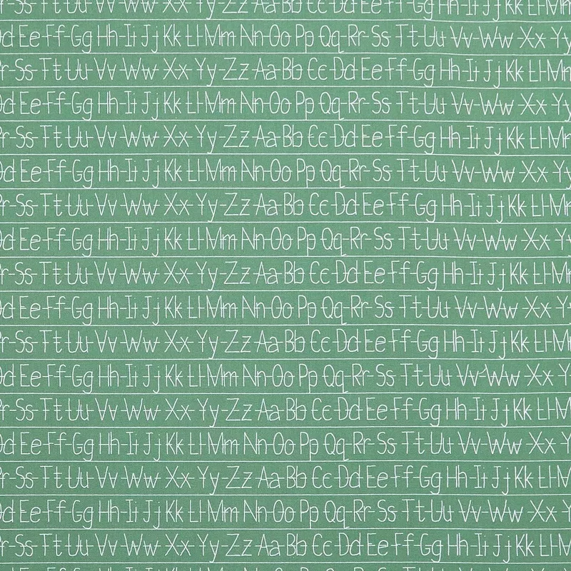 Old School – Handwriting Green Yardage