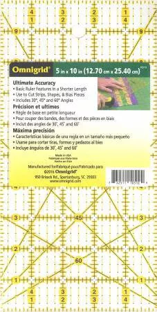 Omnigrid 5″x10″ Ruler