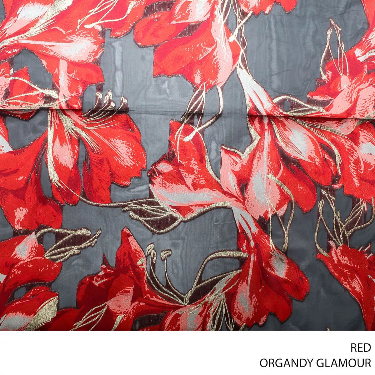 ORGANDY GLAMOUR RED