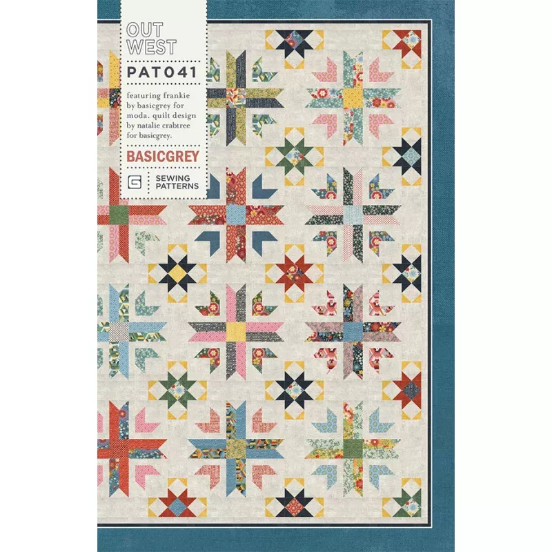 Out West PAT041 Frankie Pattern – By BasicGrey for Moda