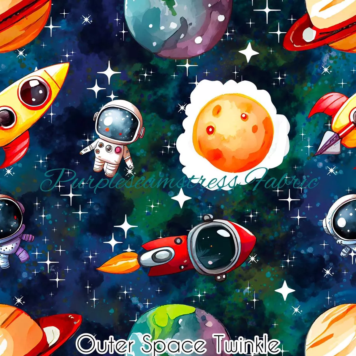 Outerspace TwinkleFabric
