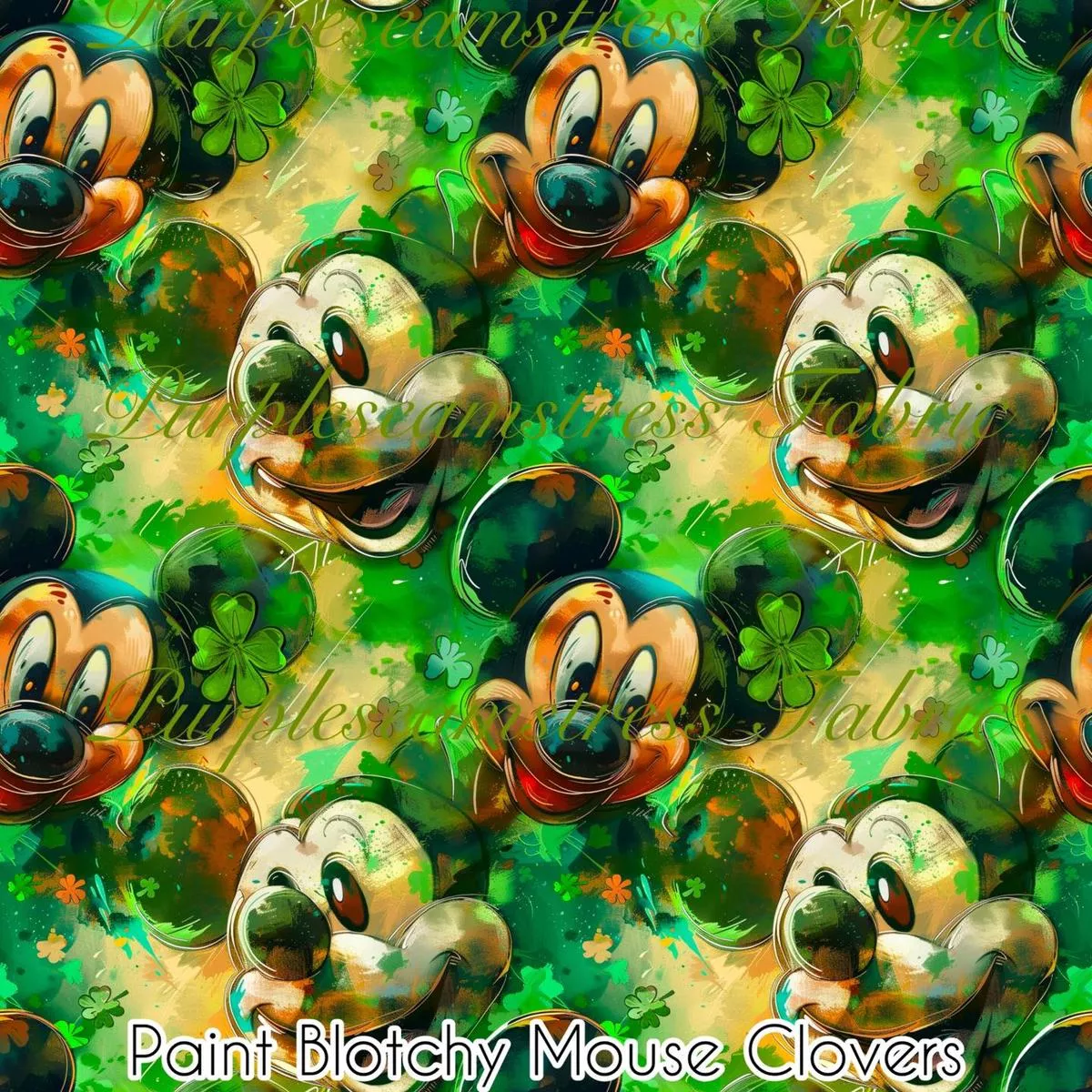 Paint Blotchy Mouse CloversFabr…