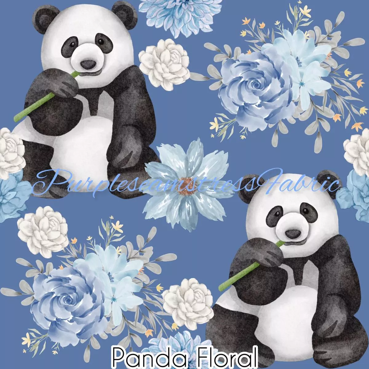 Panda FloralFabric