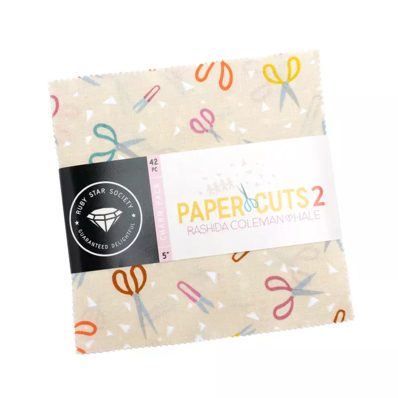 Paper Cuts 2 – Charm Pack (5 squares)