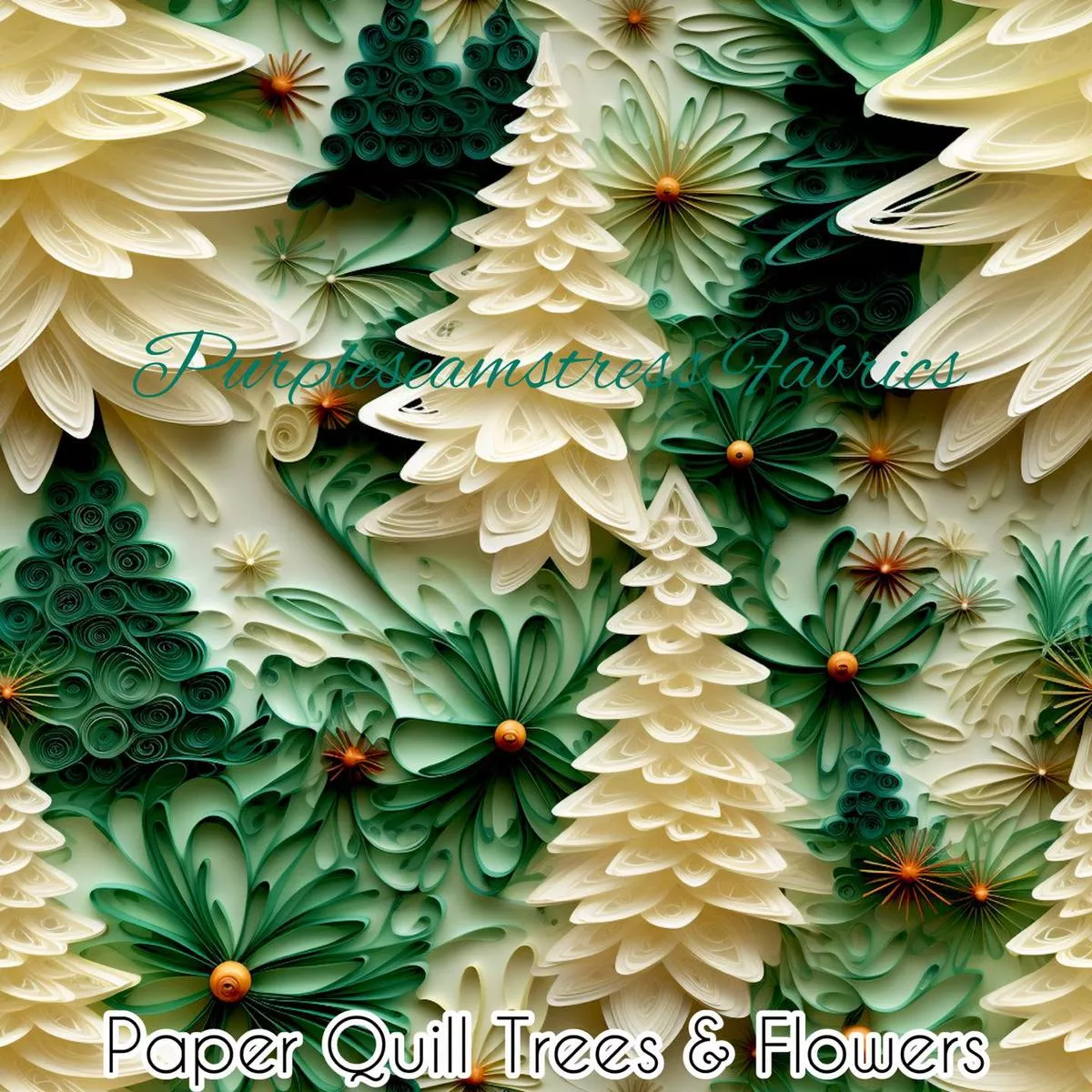 Paper Quill Trees & Flowers …