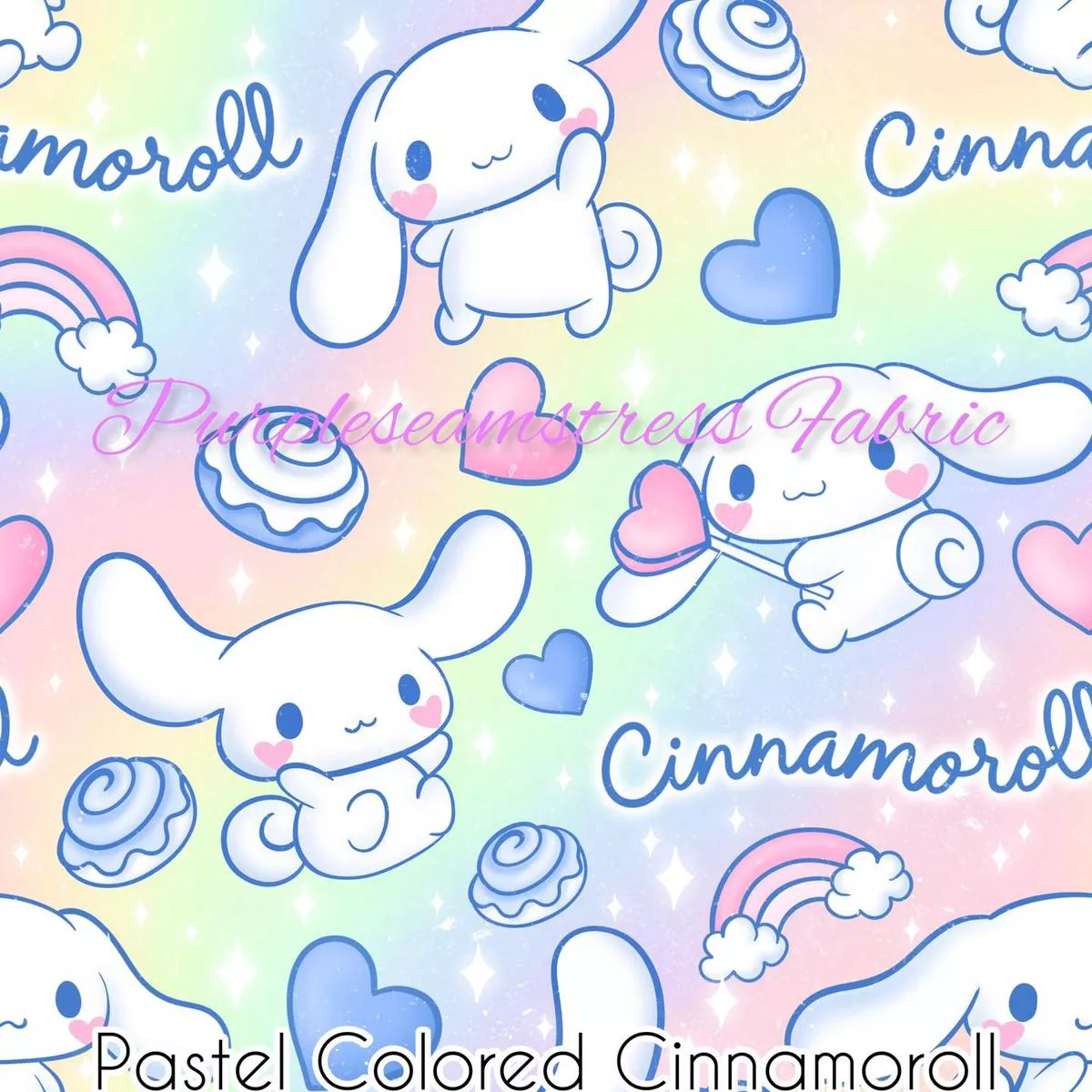 Pastel Colored CinnamorollFabri…