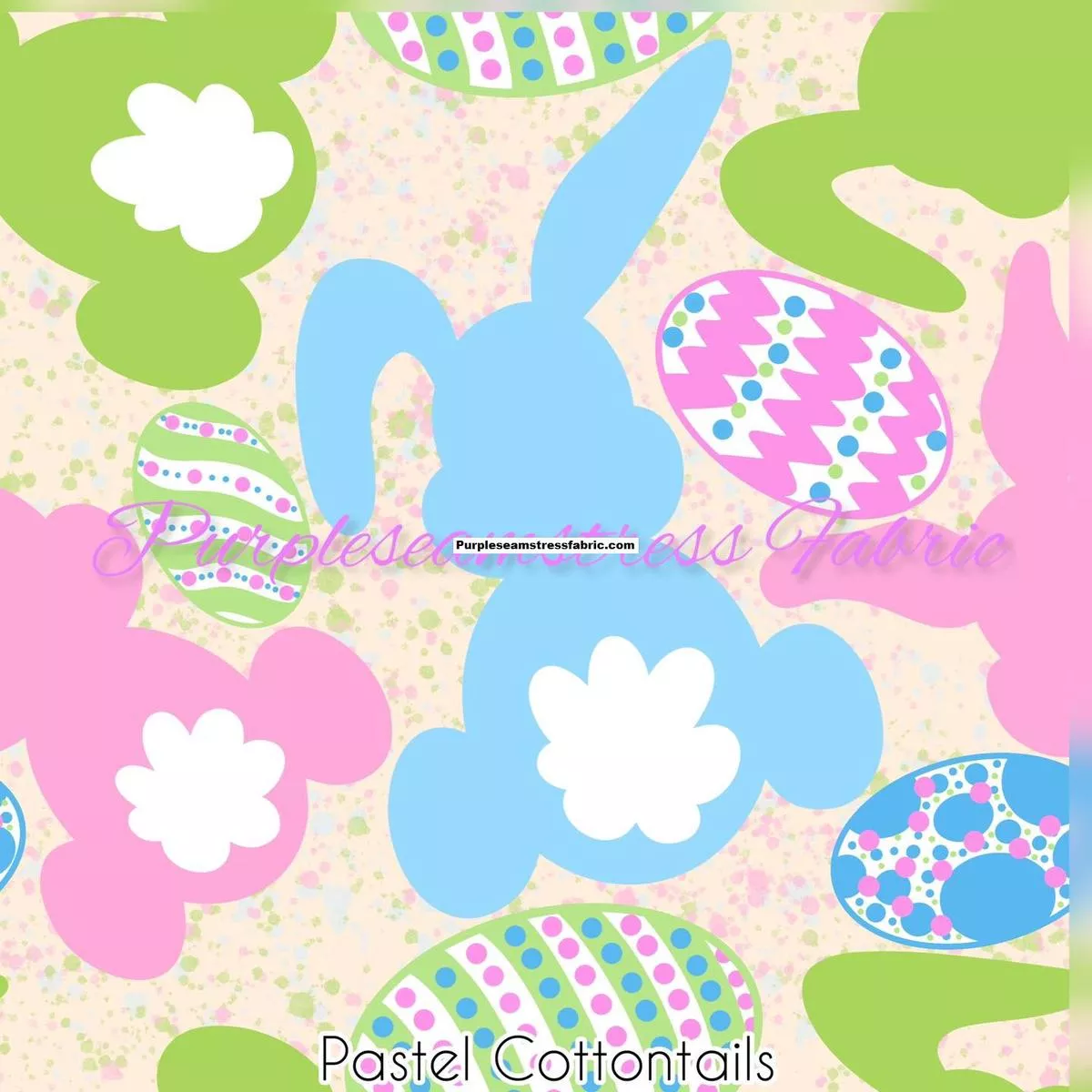 Pastel CottontailsFabric