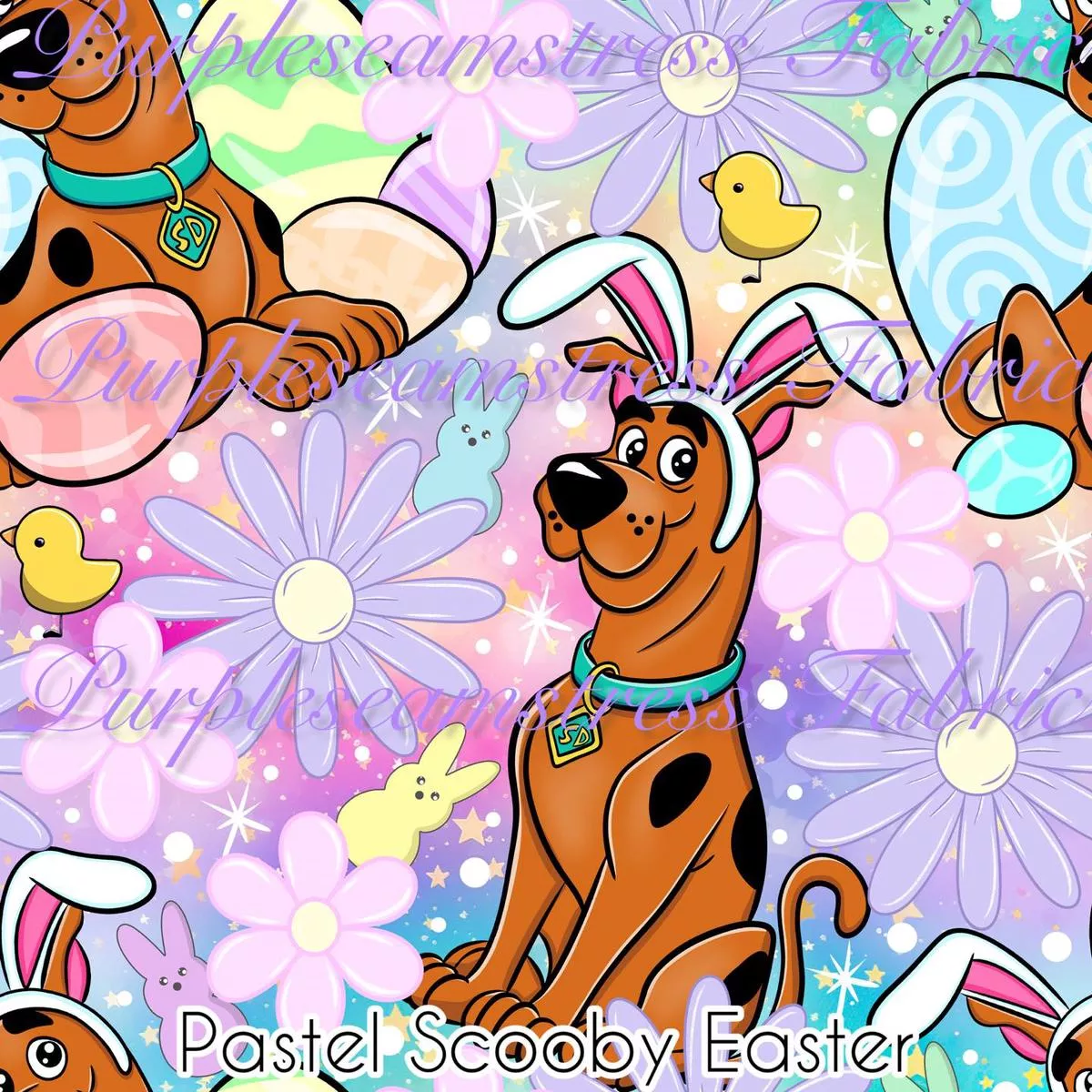 Pastel Scooby EasterFabric