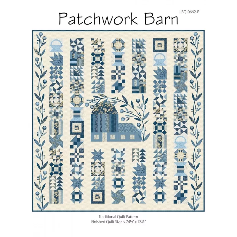 Patchwork Barn Quilt Pattern by Laundry Basket Quilts