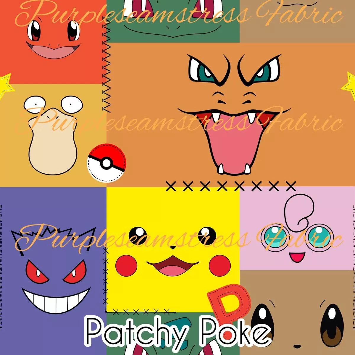 Patchy PokeFabric