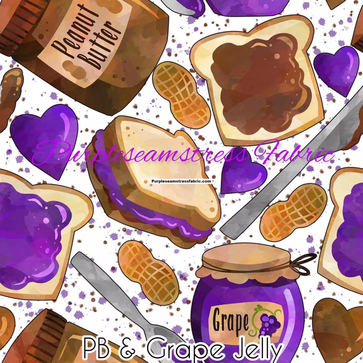 PB & Grape JellyFabric
