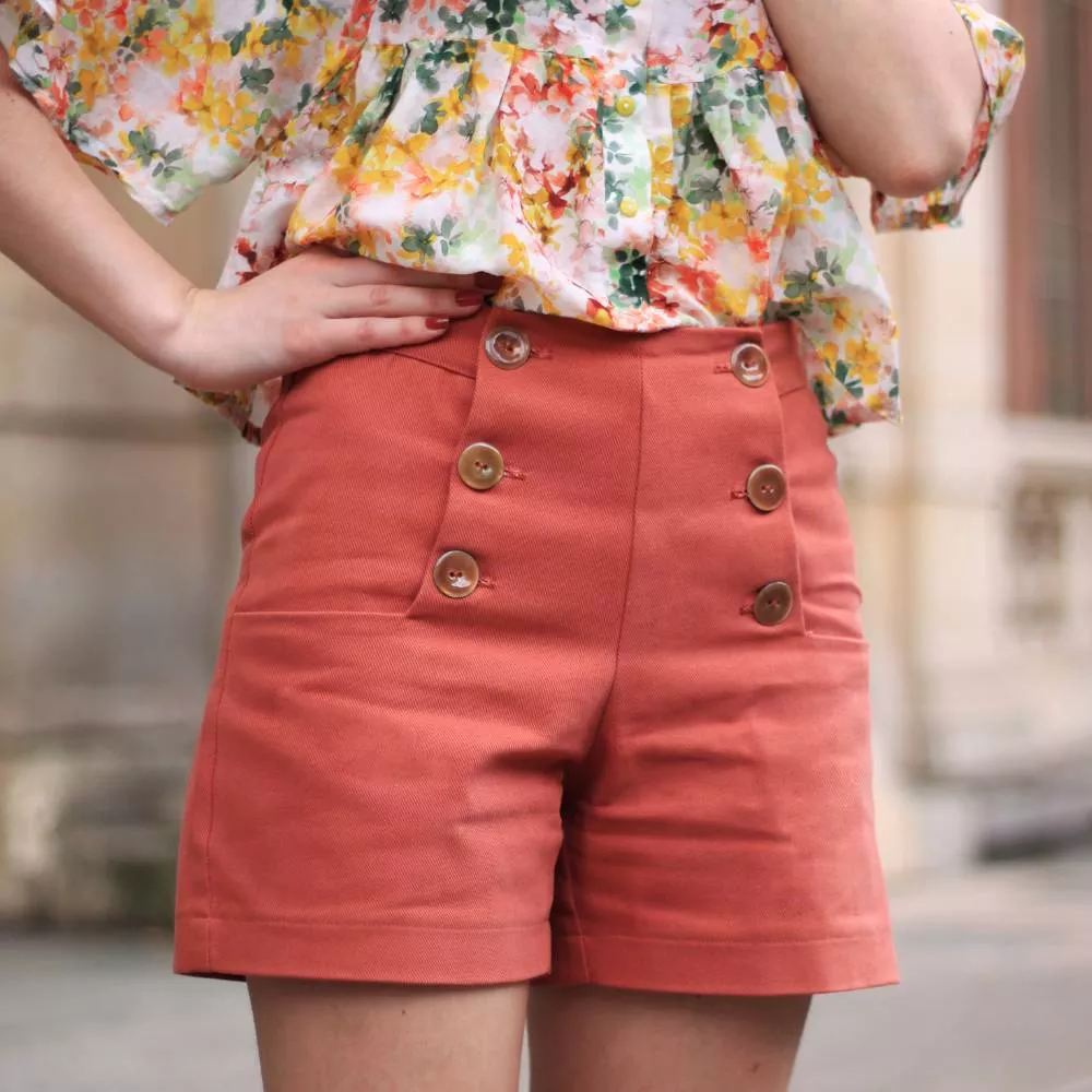 PDF SEWING PATTERN | Iris shorts | ChaCoud | Bilingual (FR/EN)
