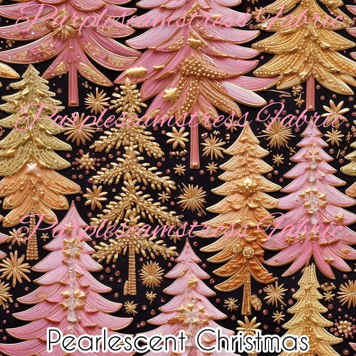 Pearlescent ChristmasFabric