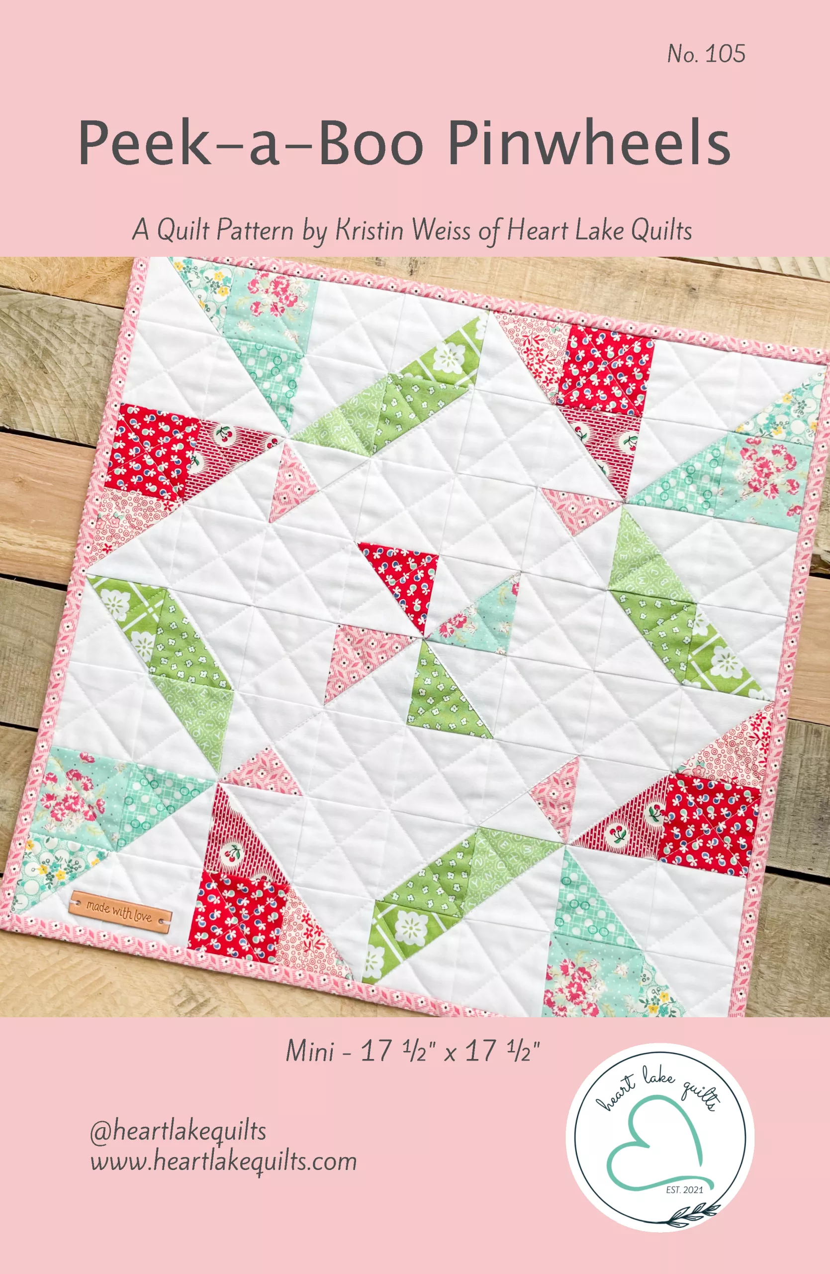 Peek-a-Boo Pinwheeels Downloadable Pattern