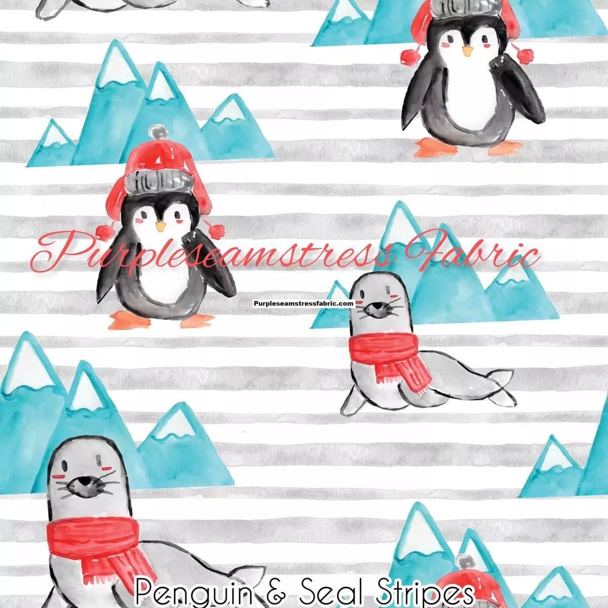 Penguin & Seal StripesFabr…