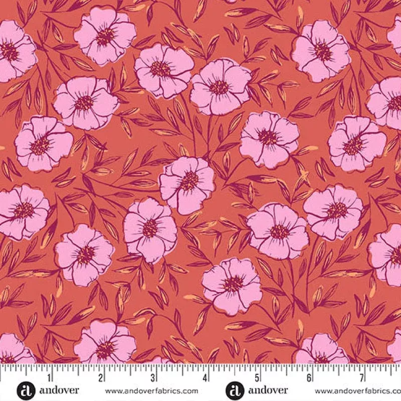 Petals & Stitches – Bouquet Bliss Rust