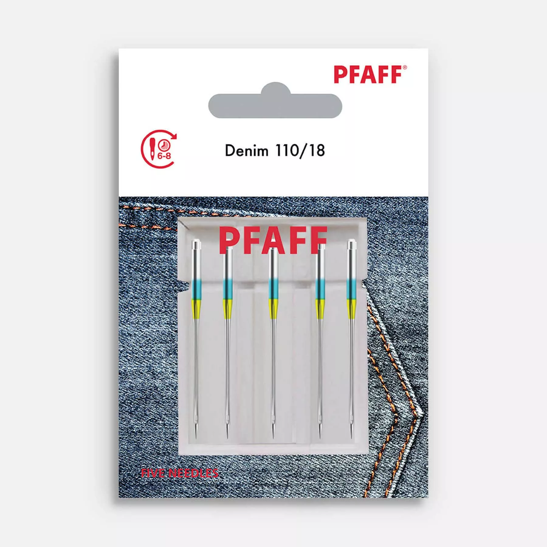 PFAFF Denim Needles Size 110/18 5-Pack