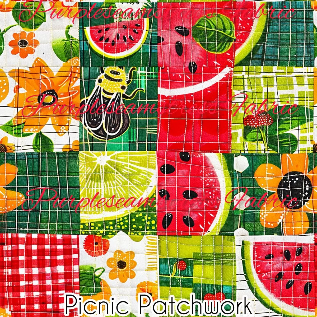 Picnic PatchworkFabric