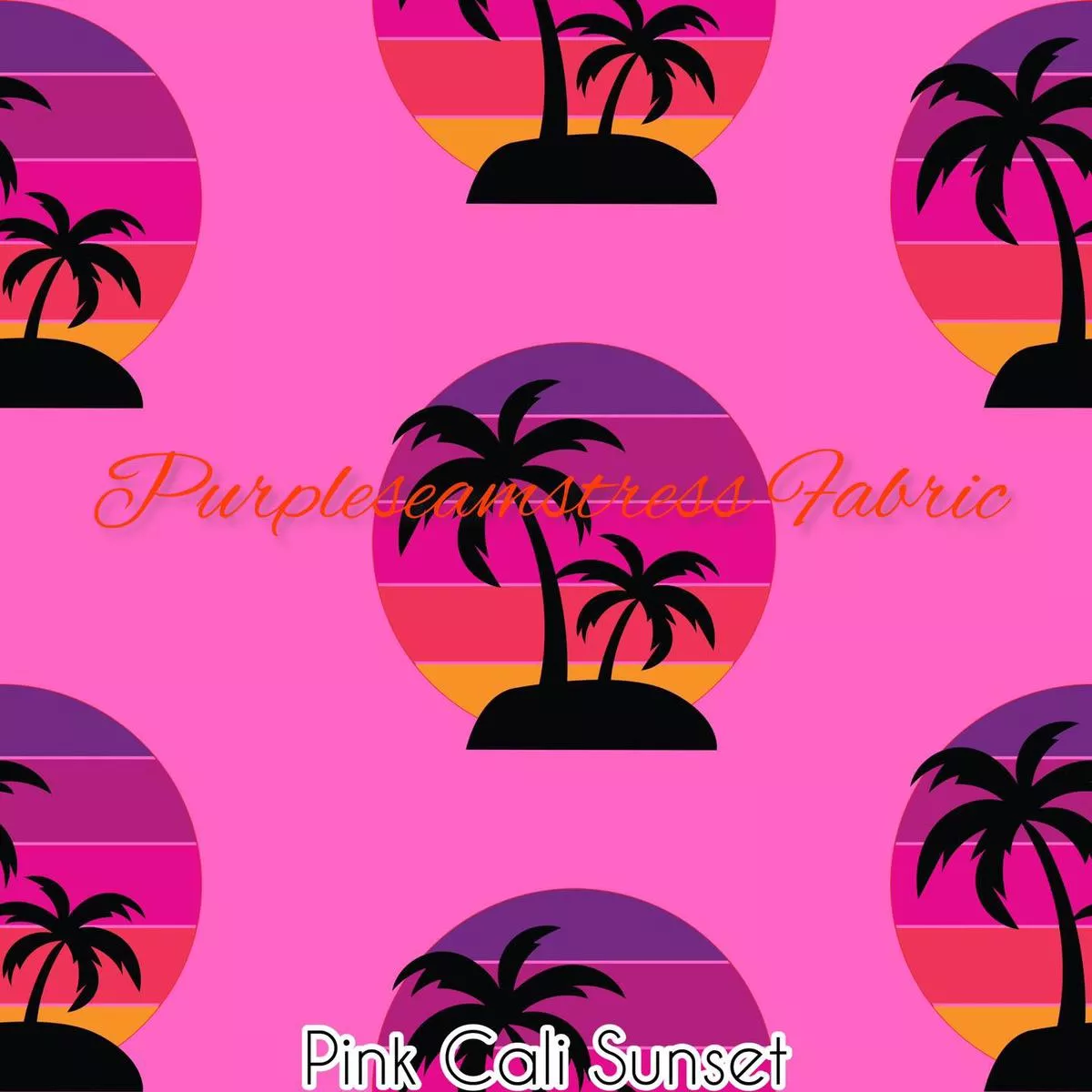 Pink Cali SunsetFabric