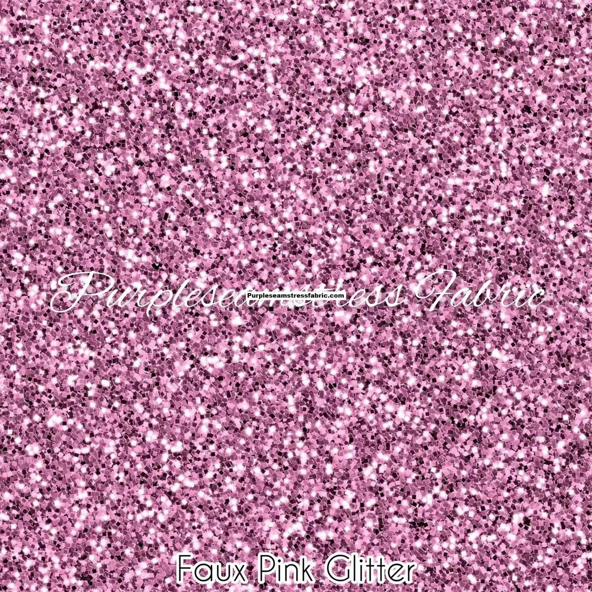 Pink Faux GlitterFabric