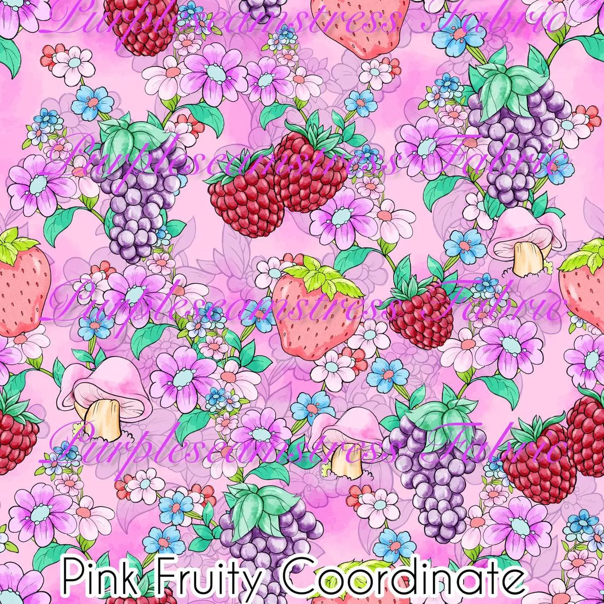 Pink Fruity CoordinateFabric