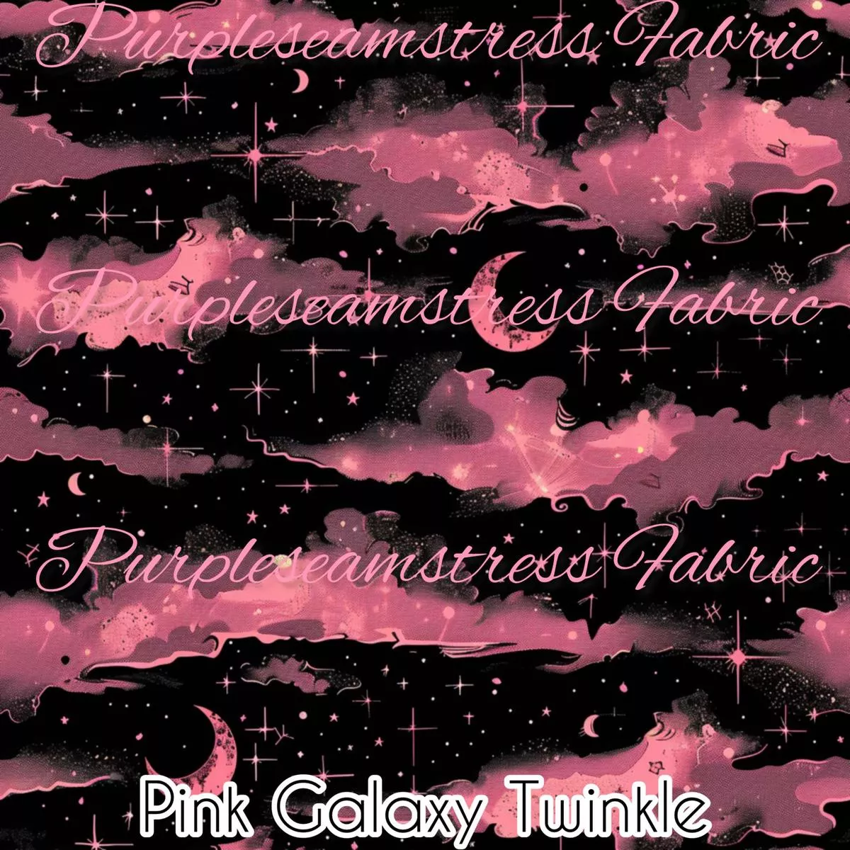 Pink Galaxy TwinkleFabric