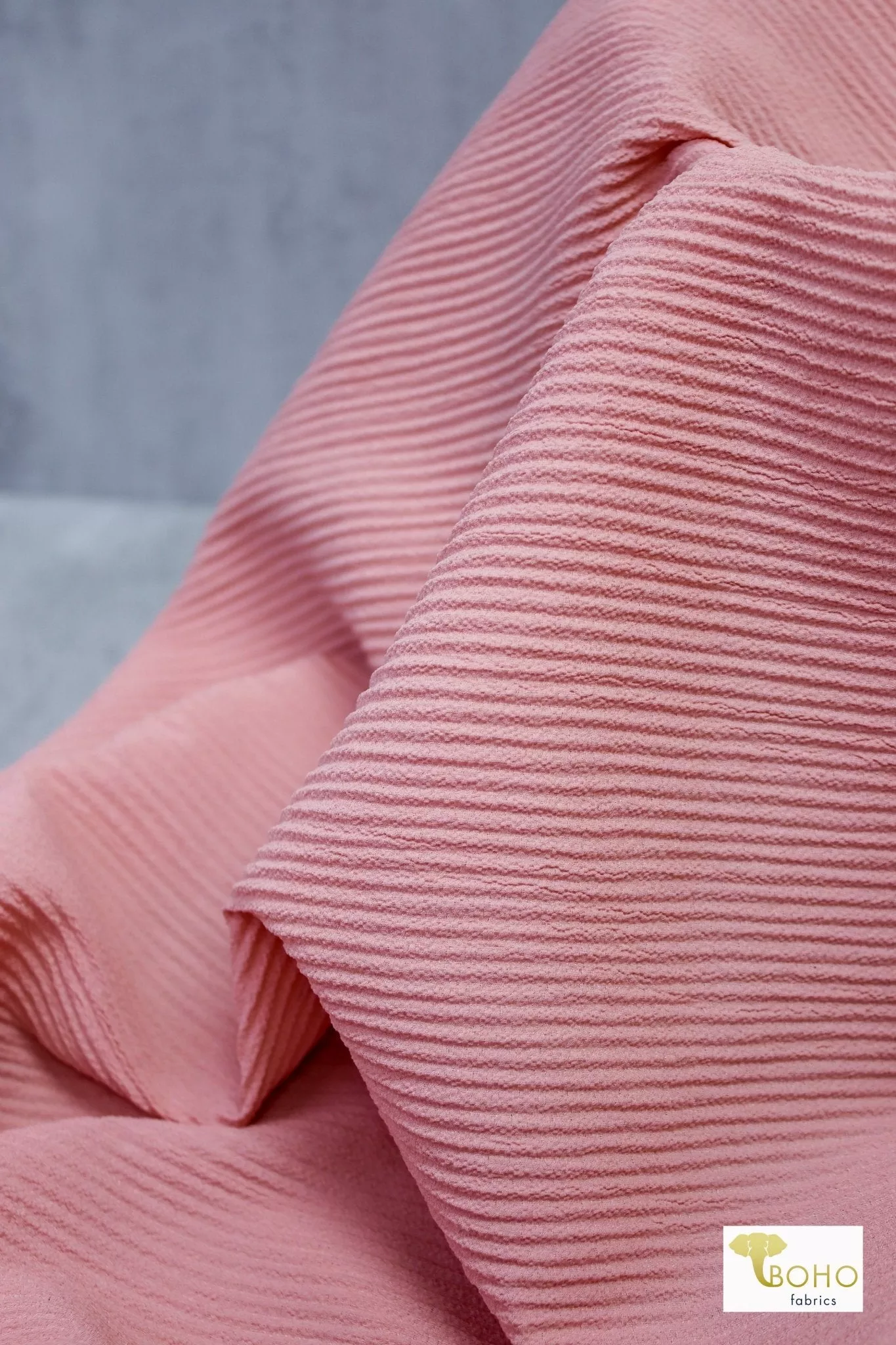 Pink, Pleated Woven
